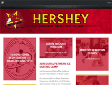 Tablet Screenshot of hersheyfigureskating.org